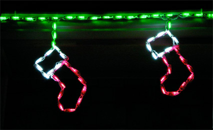 linkable lights with stockings
